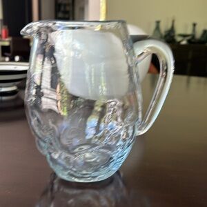 Blenko 7827 Cumulus Crystal Pitcher Don Shephard Design